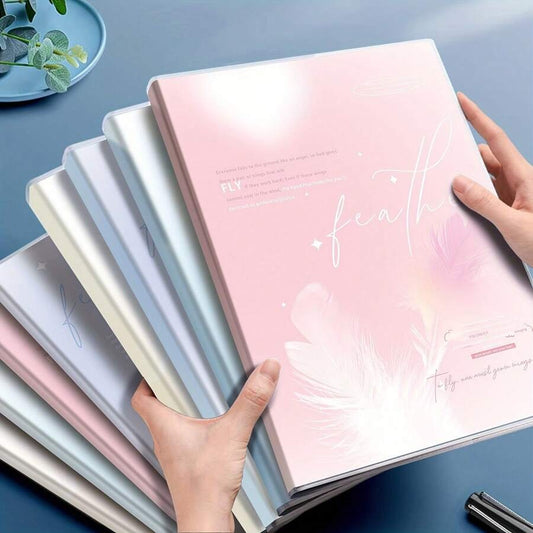 Taccuino con copertina in PP morbida e impermeabile, formato B5, diario semplice e colorato, taccuino con linee orizzontali, blocco note per ufficio, casa, scuola
