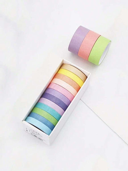 Nastro adesivo con gradiente arcobaleno fai-da-te, lunghezza estesa di 2 metri, forniture per studenti per il ritorno a scuola