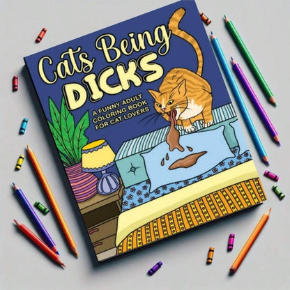 Libro da colorare per gatti appassionati: bellissimi disegni, linee nitide, aiuta a ridurre lo stress e migliorare l'umore, regalo ideale per occasioni familiari, Pasqua, Ringraziamento, Natale