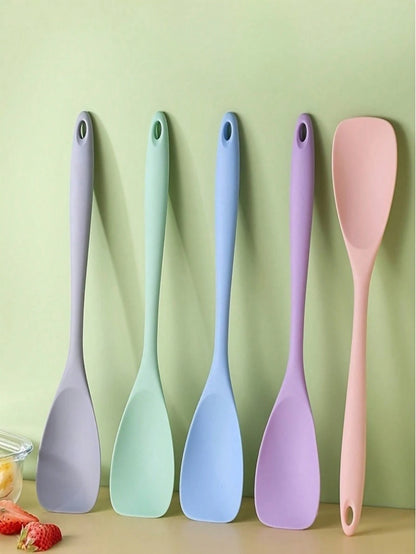 Spatola multifunzionale in silicone - Utensile da cucina antiaderente per cucinare, cuocere, mescolare insalate e impastare - Spatola flessibile e resistente al calore