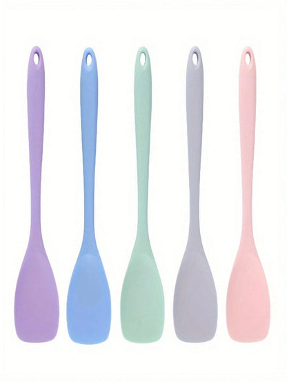 Spatola multifunzionale in silicone - Utensile da cucina antiaderente per cucinare, cuocere, mescolare insalate e impastare - Spatola flessibile e resistente al calore