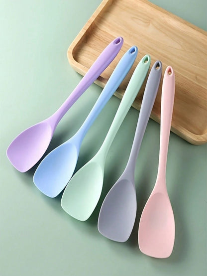 Spatola multifunzionale in silicone - Utensile da cucina antiaderente per cucinare, cuocere, mescolare insalate e impastare - Spatola flessibile e resistente al calore