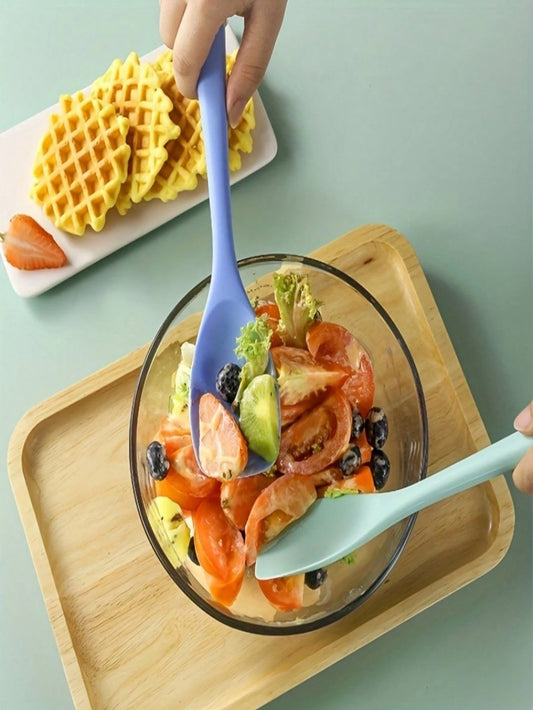 Spatola multifunzionale in silicone - Utensile da cucina antiaderente per cucinare, cuocere, mescolare insalate e impastare - Spatola flessibile e resistente al calore