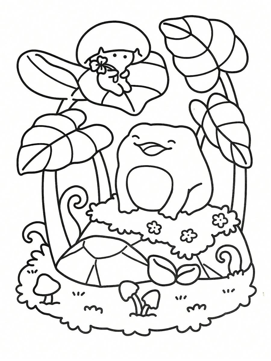Libro da colorare FRESH GLOW Coco di 40 pagine per adulti e bambini, audace e facile, con disegni semplici e grandi per il relax. Libro da colorare per Natale, Ognissanti, regali di compleanno