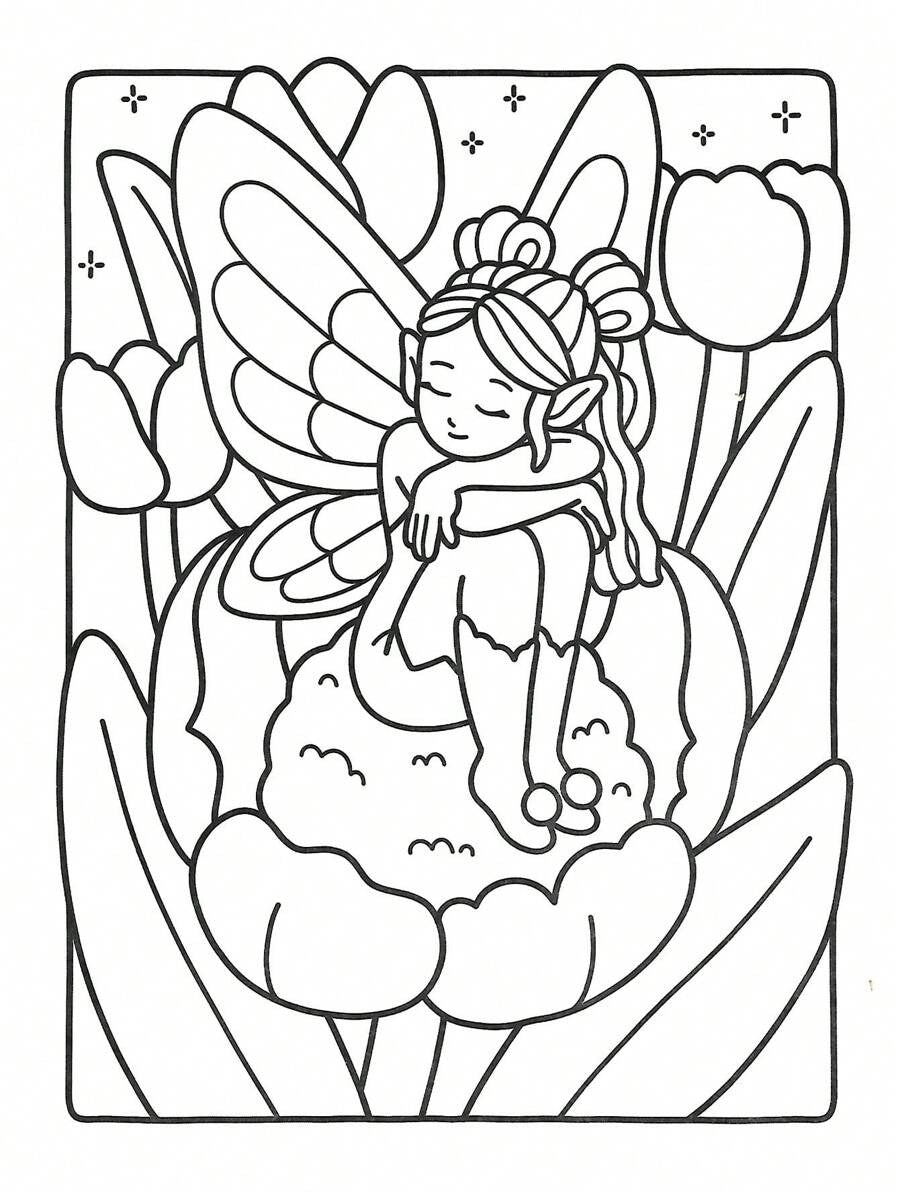 Libro da colorare FRESH GLOW Coco di 40 pagine per adulti e bambini, audace e facile, con disegni semplici e grandi per il relax. Libro da colorare per Natale, Ognissanti, regali di compleanno