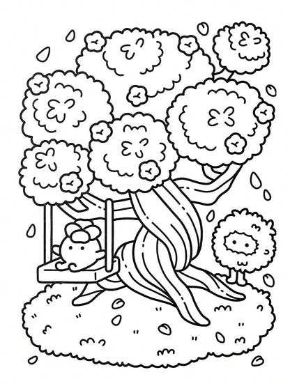 Libro da colorare FRESH GLOW Coco di 40 pagine per adulti e bambini, audace e facile, con disegni semplici e grandi per il relax. Libro da colorare per Natale, Ognissanti, regali di compleanno