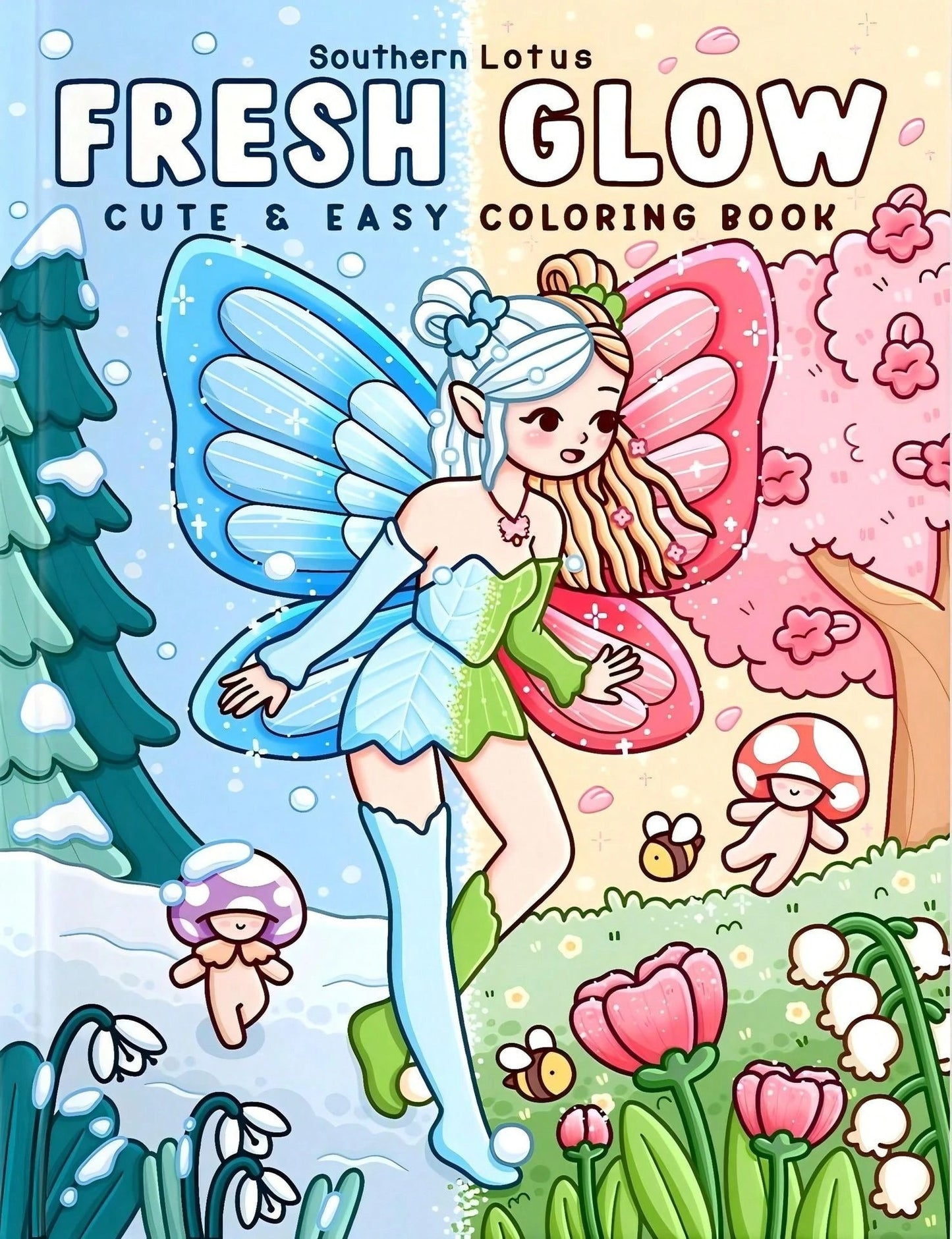 Libro da colorare FRESH GLOW Coco di 40 pagine per adulti e bambini, audace e facile, con disegni semplici e grandi per il relax. Libro da colorare per Natale, Ognissanti, regali di compleanno