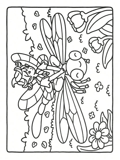 Libro da colorare FRESH GLOW Coco di 40 pagine per adulti e bambini, audace e facile, con disegni semplici e grandi per il relax. Libro da colorare per Natale, Ognissanti, regali di compleanno