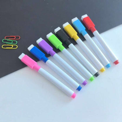 24 pezzi di pennarelli cancellabili colorati non magnetici, penne per lavagna bianca, utilizzate dagli insegnanti per disegnare