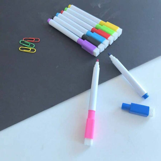24 pezzi di pennarelli cancellabili colorati non magnetici, penne per lavagna bianca, utilizzate dagli insegnanti per disegnare