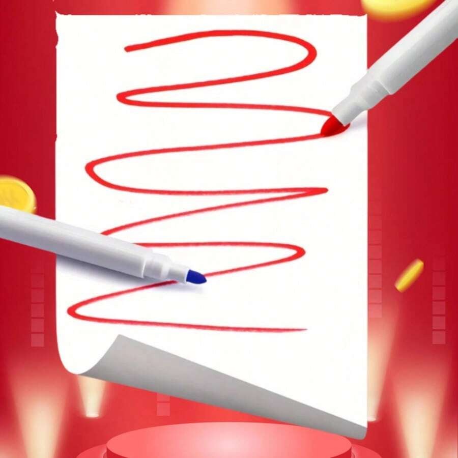 24 pezzi di pennarelli cancellabili colorati non magnetici, penne per lavagna bianca, utilizzate dagli insegnanti per disegnare