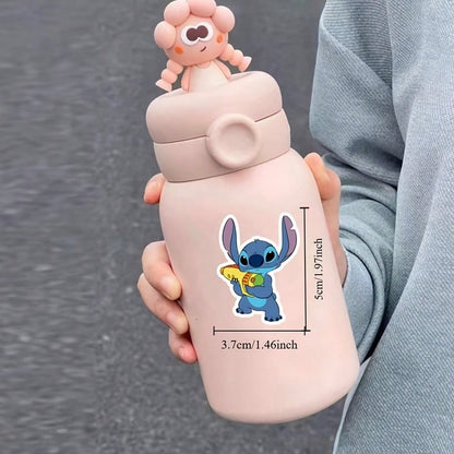 Adesivi carini di Stitch Disney, adesivi impermeabili per custodie per telefono, forniture per ufficio, forniture scolastiche, adesivi fai-da-te, adesivi decorativi, adesivi cartoni animati