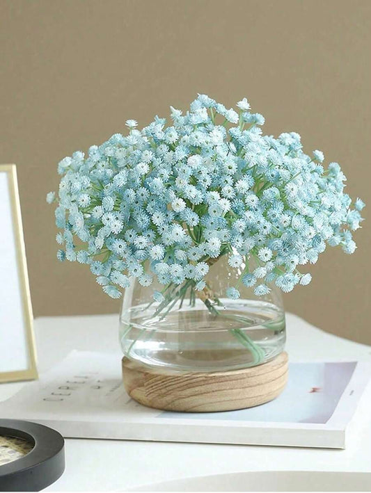 Fiori artificiali Fiore di respiro di bambino Fiore finto Gypsophila, Roose Gypsophila Fiori artificiali Piante di Gypsophila Fiori di Gypsophila profumo artificiale