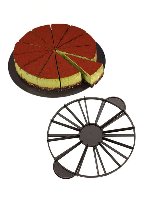 1 pezzo Coltello per dividere la torta, affettatrice rotonda in plastica per torte, strumento da forno per crostate e biscotti