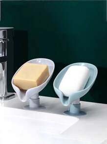 1 pezzo Semplice portasaponetta grigia senza foratura, portasaponetta semplice per il bagno, adatto per il ritorno a scuola