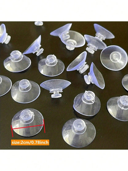 5/10/20/40 pezzi /1 confezione Ventose trasparenti piccole, ventose in PVC per appendiabiti da bagno, parabrezza dell'auto, ventose per decorazione e organizzazione