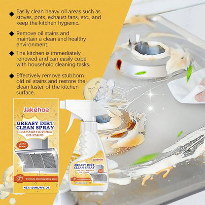 Detergente per cucina antigrasso e antibatterico, spray multiuso per cucina
