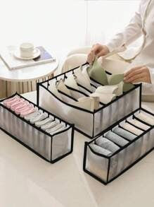 Organizer per scomparti di biancheria intima, scatola portaoggetti per calze e biancheria intima, organizer per cassetti, borsa da viaggio per organizzare gli essenziali, regalo