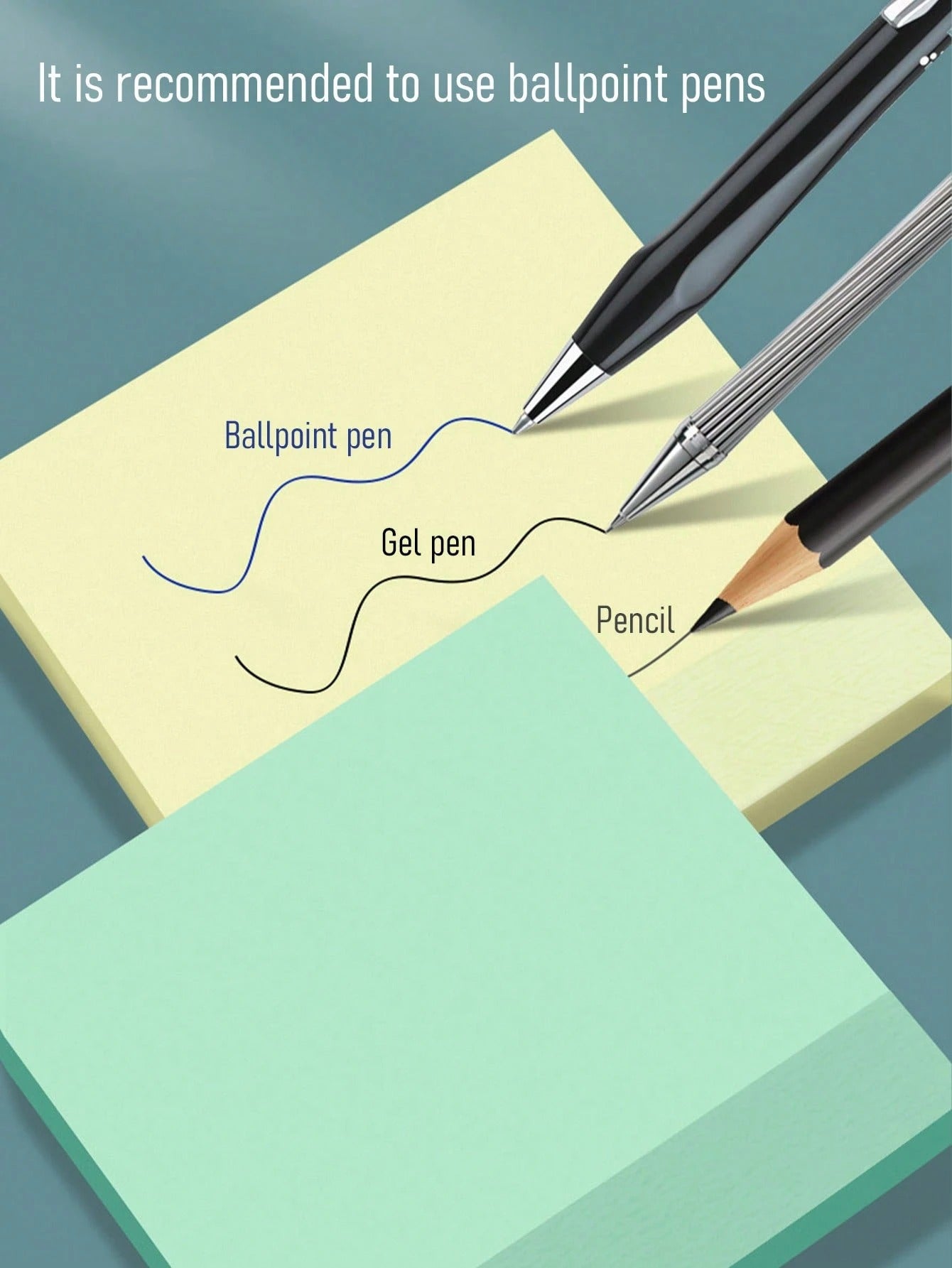 Fogli per libro di note adesive colorate trasparenti, blocchetti di note adesive trasparenti, quaderni, articoli di cancelleria scolastica e per ufficio