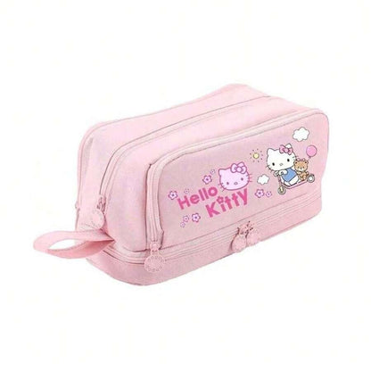 Set di 6 penne gel cancellabili con amici di Hello Kitty, Kuromi e Melody (Kuromi/Melody/Cinnamoroll/Pochacco) - Penne a sfera retrattili ad inchiostro blu da 0,5 mm