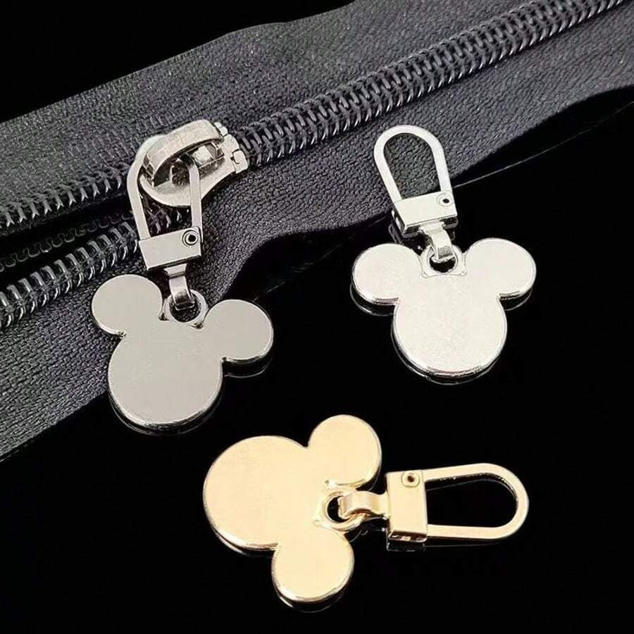 1/3/5 pezzi Raccoglitori lampo ufficialmente concessi in licenza a cartone animato di Topolino - Kit di riparazione istantanea per fibbie rotte