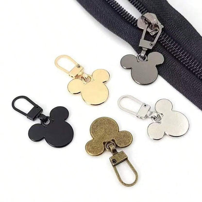 1/3/5 pezzi Raccoglitori lampo ufficialmente concessi in licenza a cartone animato di Topolino - Kit di riparazione istantanea per fibbie rotte