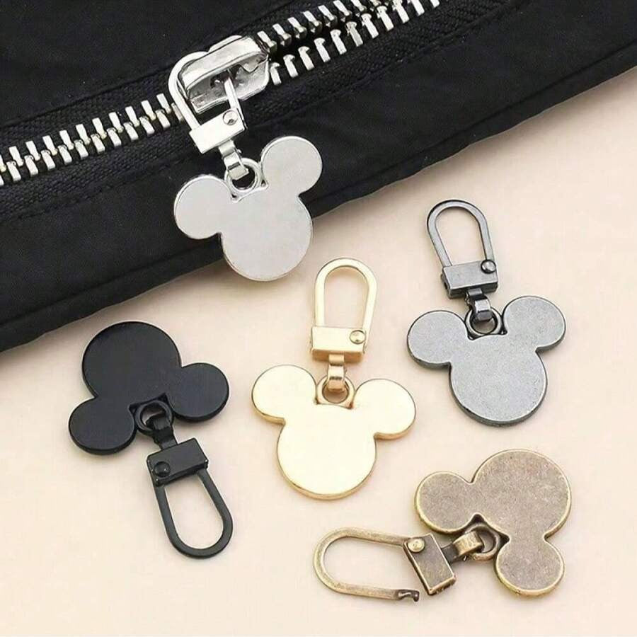 1/3/5 pezzi Raccoglitori lampo ufficialmente concessi in licenza a cartone animato di Topolino - Kit di riparazione istantanea per fibbie rotte