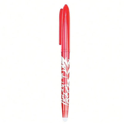 Penna cancellabile blu con punta a gomma, penna a frizione con gomma da cancellare, penna gel che si cancella in modo pulito, articoli di cartoleria per scrivere adatti a bambini e adulti