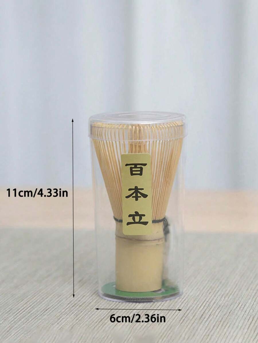 Frullatore tradizionale giapponese per matcha in bambù dorato fatto a mano, set da tè realizzato in bambù biologico durevole e sostenibile