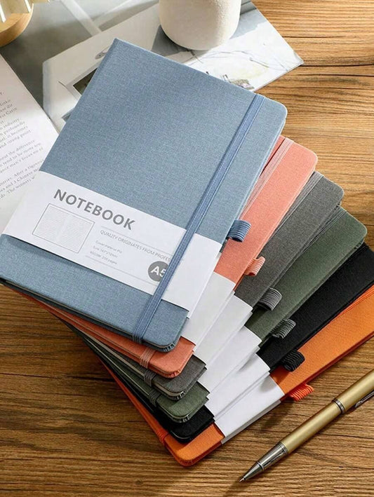 Quaderno ad anelli minimalista A5, 100 fogli/200 pagine; Agenda aziendale A6; Blocco note mini A7 per studenti, adatti per studenti e ufficio per il ritorno a scuola