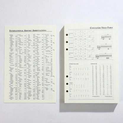 Ricarica per calendario inglese formato A5 2026, 180 fogli/360 pagine, pianificatore giornaliero 365 giorni, per gestione del tempo, adatto per l'anno 2026