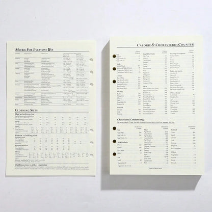 Ricarica per calendario inglese formato A5 2026, 180 fogli/360 pagine, pianificatore giornaliero 365 giorni, per gestione del tempo, adatto per l'anno 2026