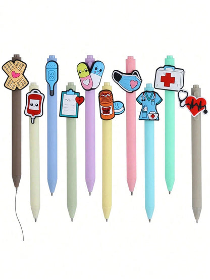 Penne per infermiere | Divertenti, migliori, carine, set di penne per infermiere, accessori per il lavoro, studente infermiere, assistente medico, regali essenziali, regalo di apprezzamento, forniture scolastiche