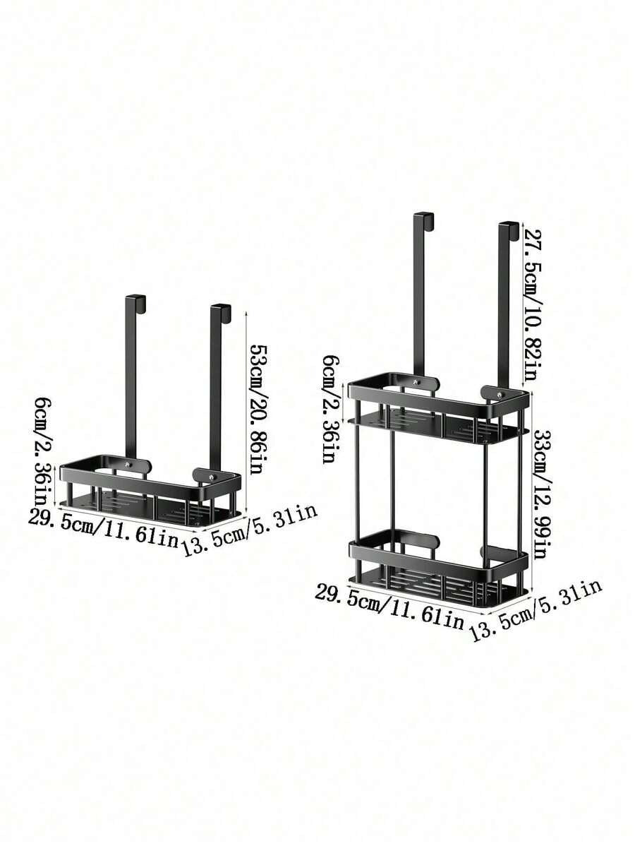 1 pezzo Porta Oggetti da posizionare sulla porta senza foratura, Organizer multifunzionale per camera da letto, cucina, dispensa, bagno e arredamento estivo