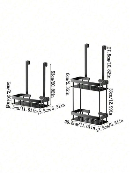 1 pezzo Porta Oggetti da posizionare sulla porta senza foratura, Organizer multifunzionale per camera da letto, cucina, dispensa, bagno e arredamento estivo