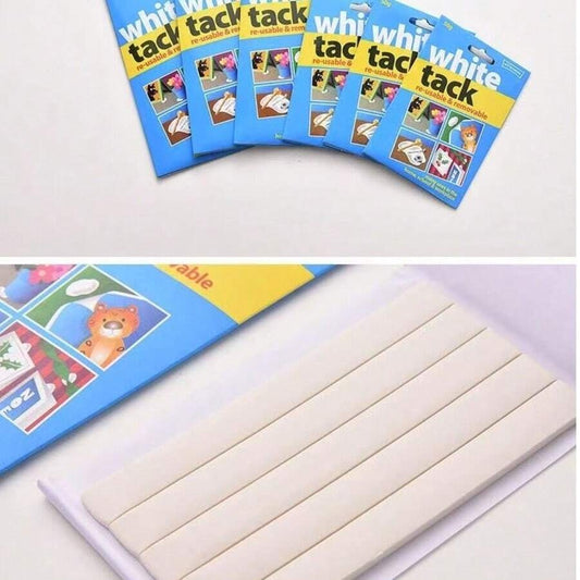 50g Colla adesiva appiccicosa, pasta adesiva riutilizzabile, forniture scolastiche, back to school