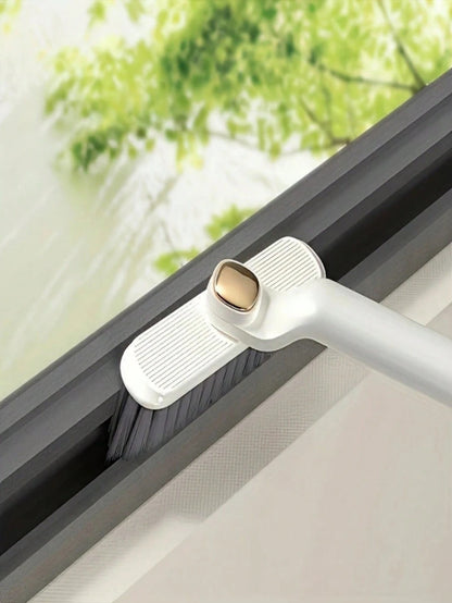 1 pezzo Spazzola rotante 2 in 1 - Versatile per cucina, soggiorno, bagno e altro - Setole per piastrelle, fughe e pulizia delle pareti (stile casuale)