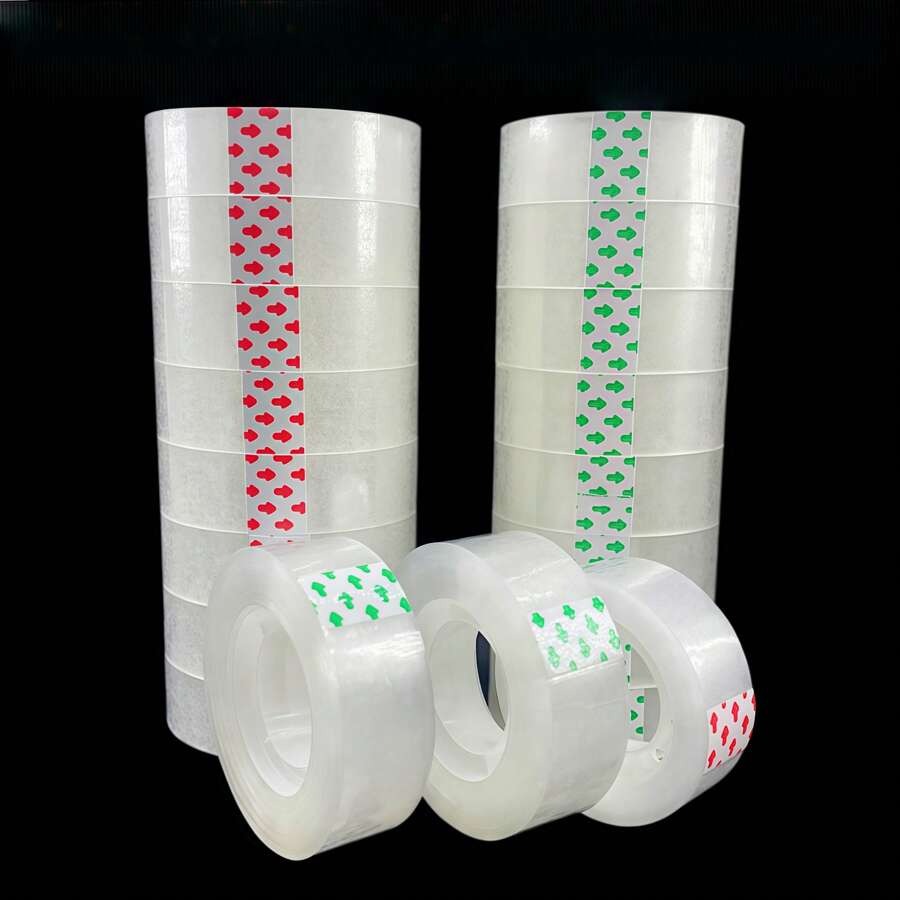 Rotoli di nastro adesivo trasparente di ricambio, 0,7 pollici x 1102 pollici, nastro adesivo trasparente adatto per uso domestico, ufficio