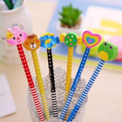 Gomme da cancellare con animali cartoni animati, articoli di cartoleria carini e creativi per correggere le matite da scrittura, studio, forniture scolastiche