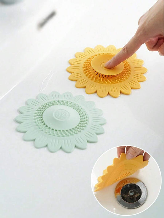 1 pezzo Filtro per lavandino a pressione, copertura per scarico a pavimento, tappo per scarico anti-odore, copertura per scarico doccia cattura capelli