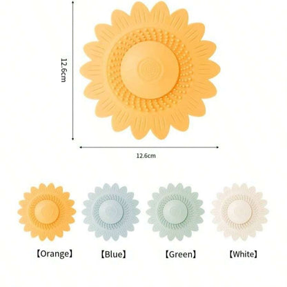 1 pezzo Filtro per lavandino a pressione, copertura per scarico a pavimento, tappo per scarico anti-odore, copertura per scarico doccia cattura capelli