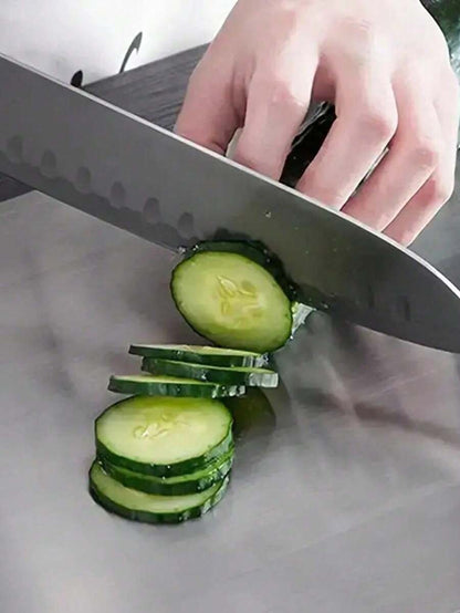 Tagliere in titanio, taglieri in titanio per la cucina, tagliere in acciaio inox 304 per carne, frutta e verdura