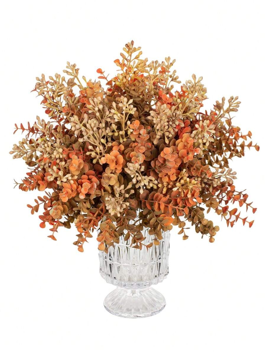 pezzi profumo di fiori di lavanda artificiali, decorazione per giardino, matrimonio, casa, profumo da sposa, centrotavola per vaso, soggiorno, camera da letto, davanzale, decorazioni per Capodanno, piante finte