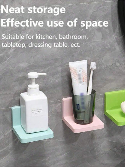 Mensola multifunzionale da parete per bagno, toilette, cucina, monitoraggio domestico - Mensola da parete rinforzata