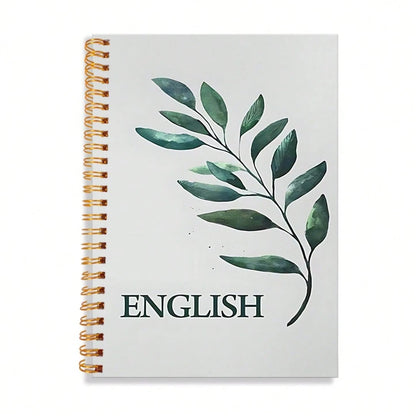 Quaderno spiralato A5 con design floreale elegante, perfetto per la scrittura quotidiana e gli appunti. Ideale come regalo per studenti e amici, essenziale per il ritorno a scuola