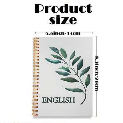 Quaderno spiralato A5 con design floreale elegante, perfetto per la scrittura quotidiana e gli appunti. Ideale come regalo per studenti e amici, essenziale per il ritorno a scuola