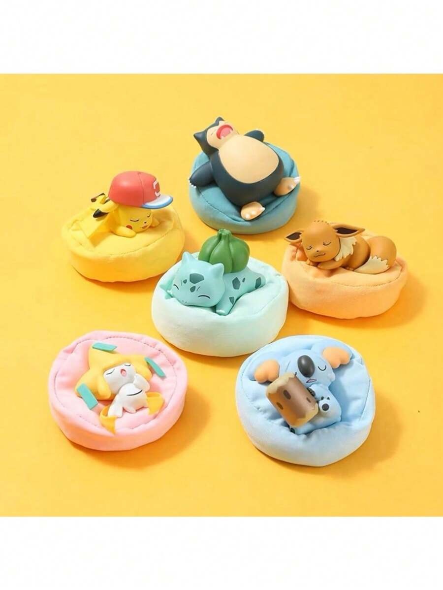 Set di bambole Pokemon, disponibile in diversi stili, inclusi Pikachu ed Eevee - Simpatiche action figure da collezione