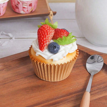 Decorazioni realistiche in carta per cupcake - perfette per feste, apparecchiature per tavoli festivi e celebrazioni, riutilizzabili e facili da pulire