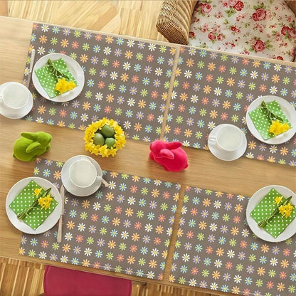 Tovaglietta, tovaglietta in lino minimal e stilosa con linee, rende la sala da pranzo fresca, tovaglietta da festa, tovaglietta per alimenti, sottopentola termoisolante, decorazione sala da pranzo, tappetino da picnic all'aperto.