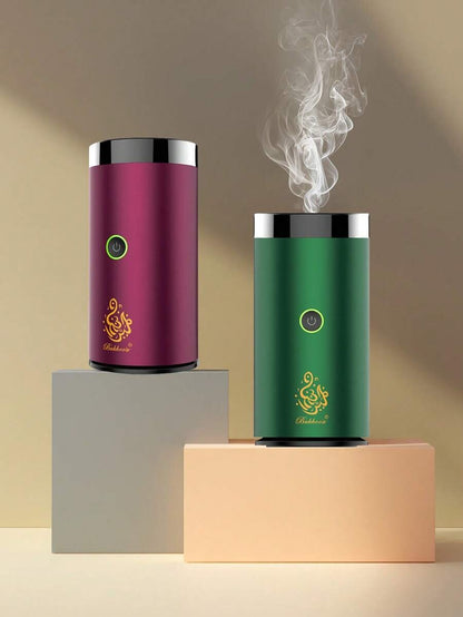 bukhoon Bruciatore di incenso per auto elettronico Bukhoon, macchina per aromaterapia, bruciatore di bakhoor per auto, sport e riposo durante la guida